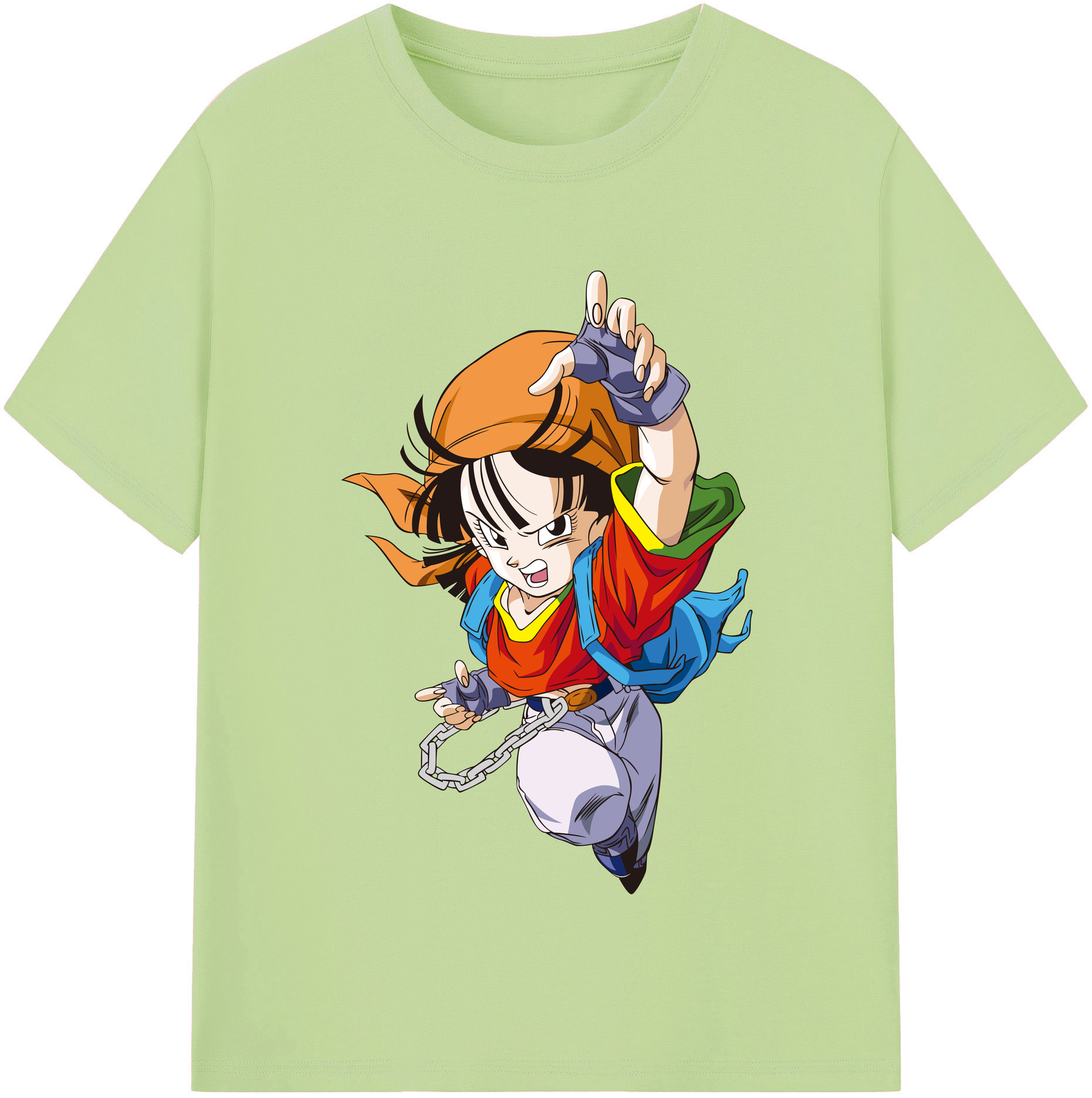 （画像用） ドラゴンボール パン DRAGON BALL Pan 綿100％半袖Tシャツ（フロントプリント）